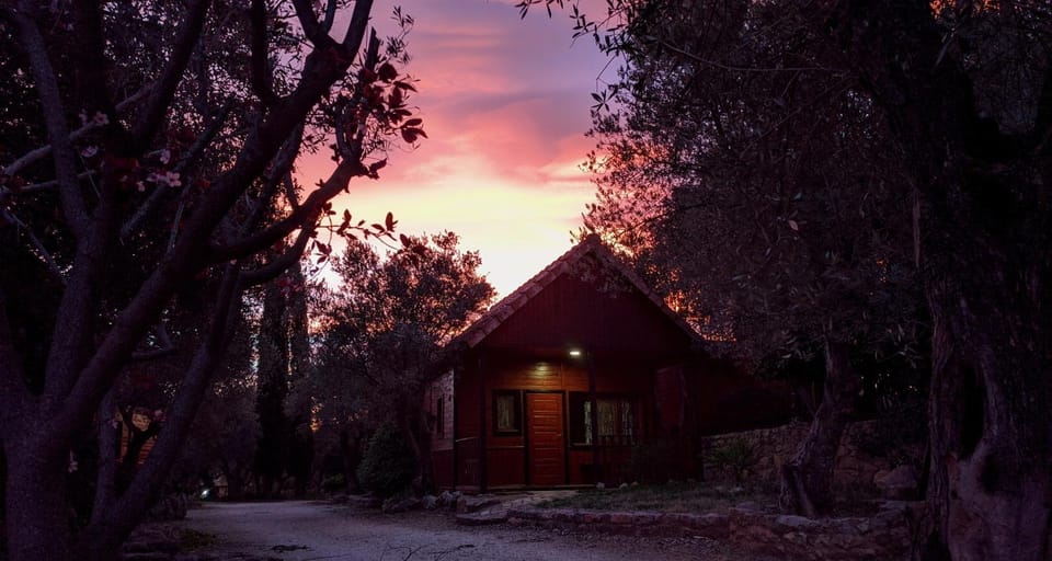 Off site, Night, Sunset