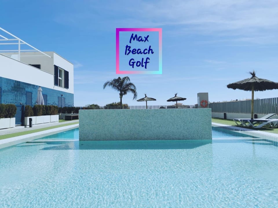 Property logo or sign, Swimming pool, sunbed