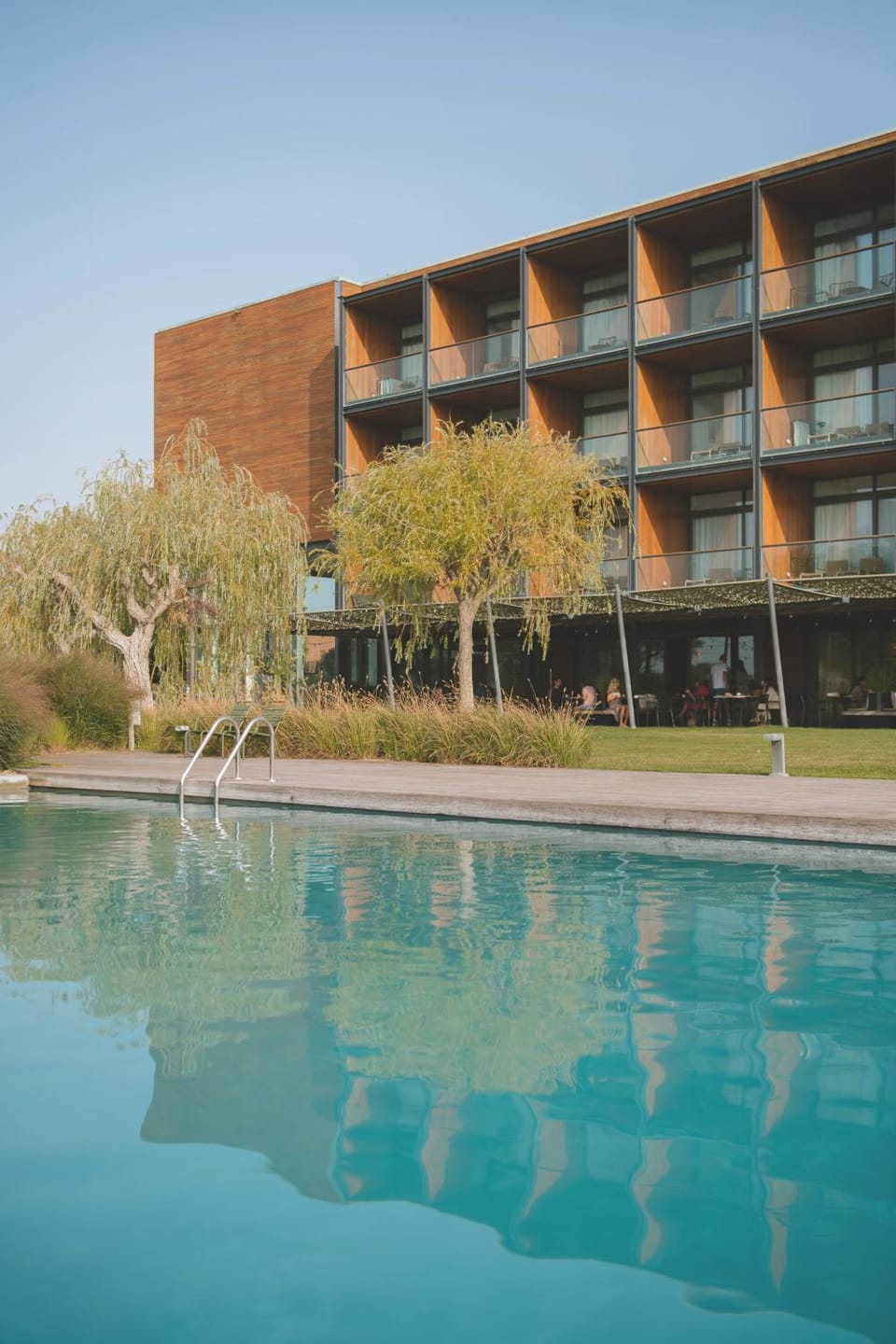 Property building, Natural landscape, Pool view