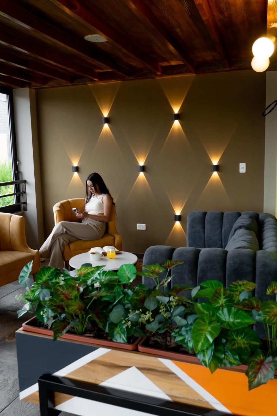 People, Living room, Seating area