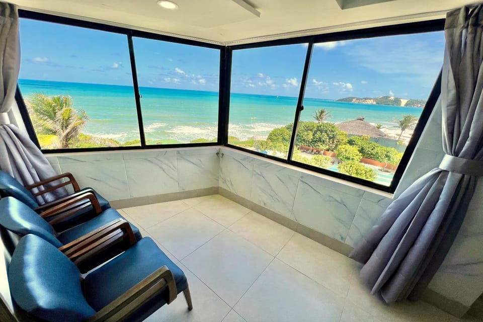 View (from property/room), Living room, Sea view