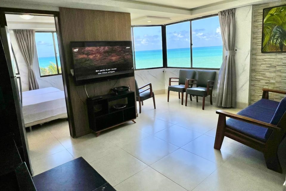 TV and multimedia, View (from property/room), Living room, Sea view