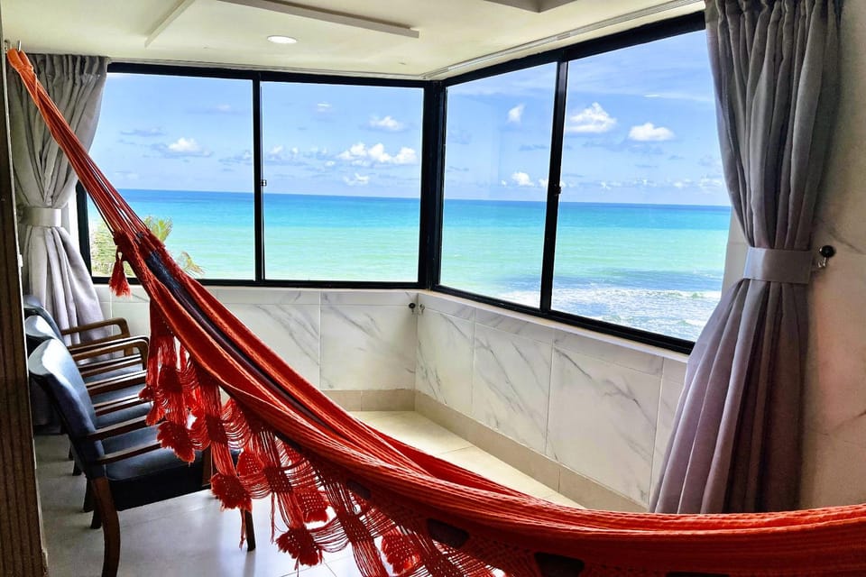 View (from property/room), Living room, Sea view