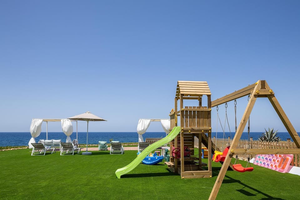 Day, Children play ground, Sea view, sunbed