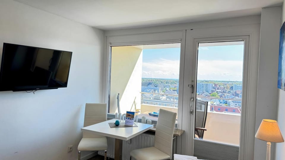 1-194, traumhafter Blick über Westerland im Haus Metropol, 8 Etage Apartment in Westerland