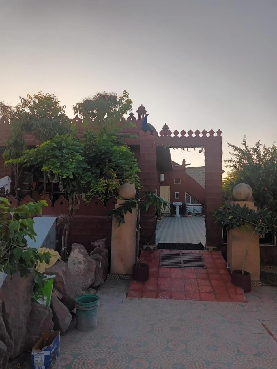 Property building, Garden view