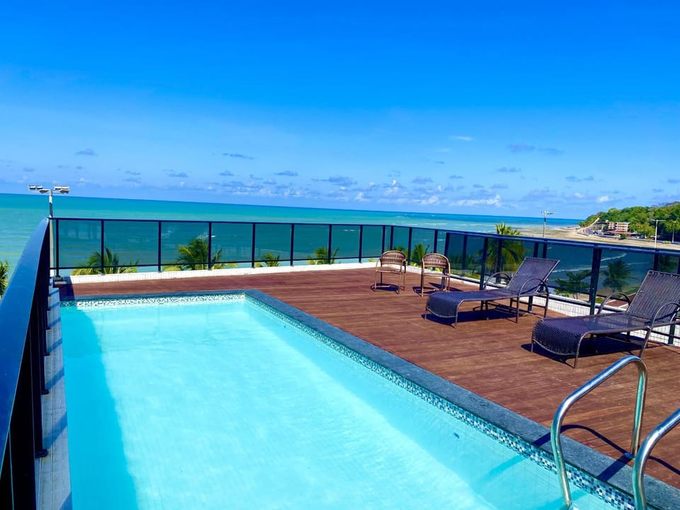 Natural landscape, View (from property/room), Pool view, Sea view, sunbed