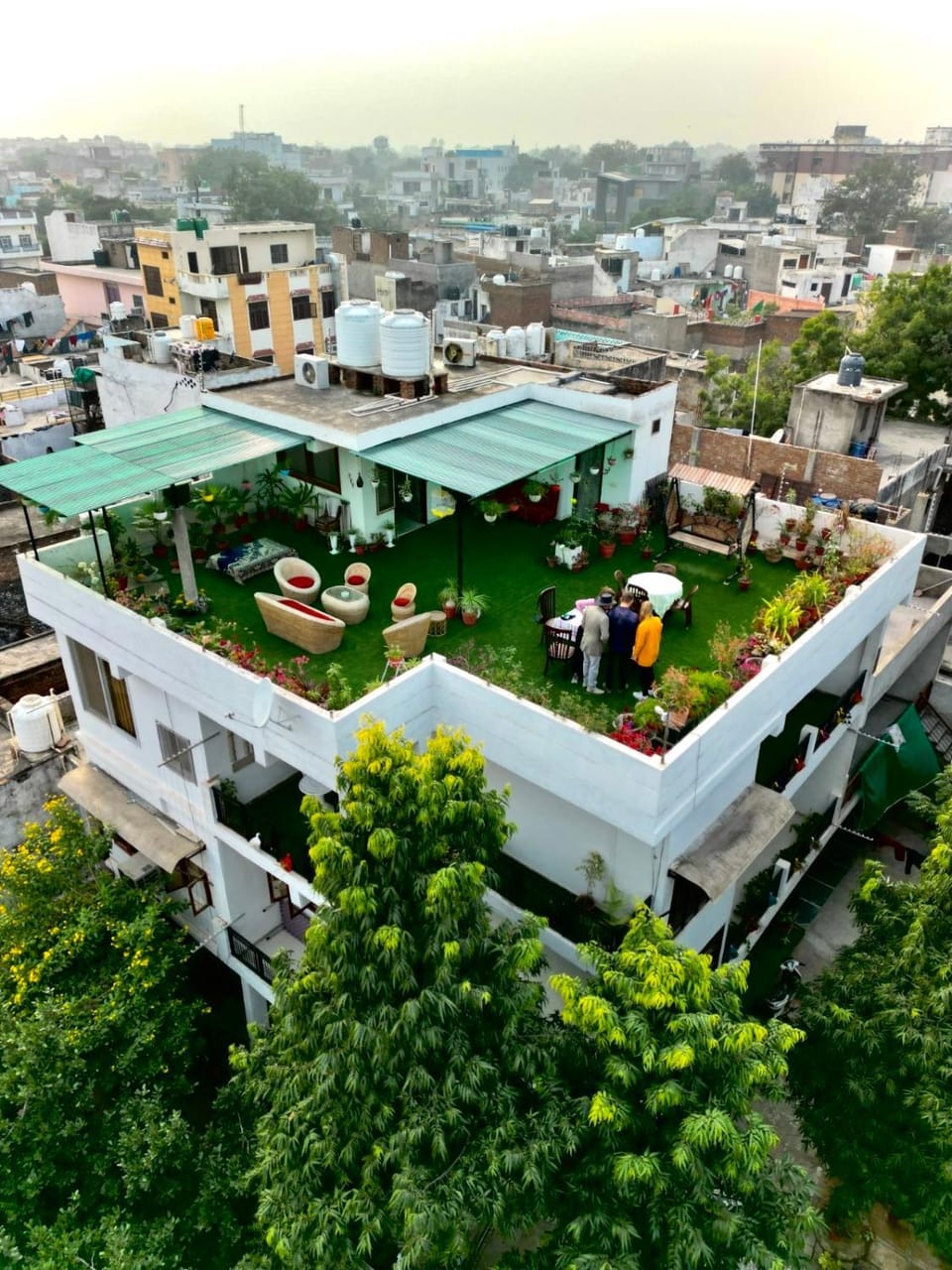 Property building, Garden view