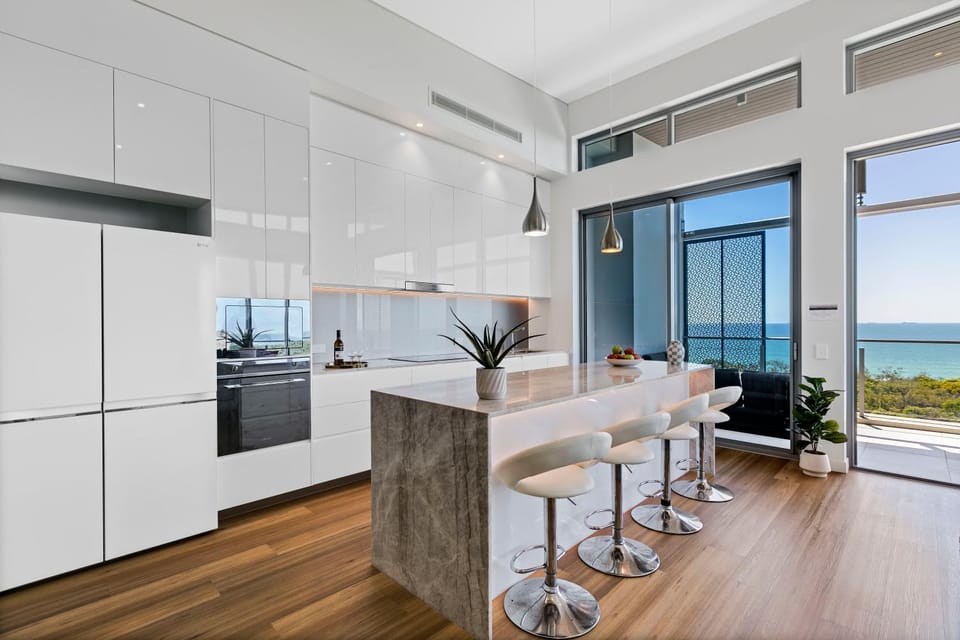 Sea view, kitchen