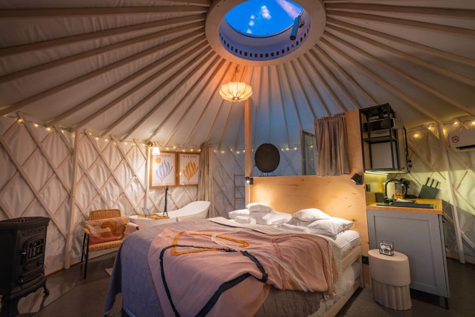 Izera Glamping Adults - Luksusowe jurty&spa (adults only) Luxury tent in Lower Silesian Voivodeship