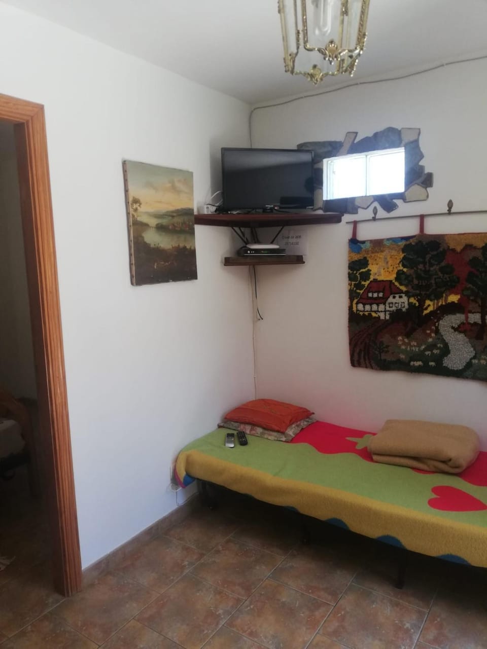 Property building, Living room, Bedroom
