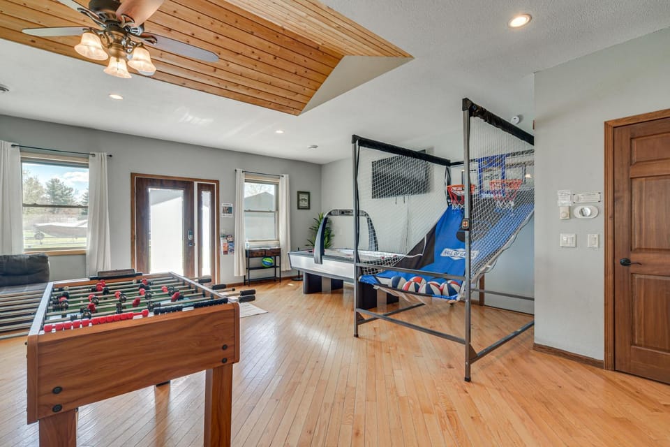 Lakefront Chetek Haven: Dock, Screened Gazebo House in Wisconsin