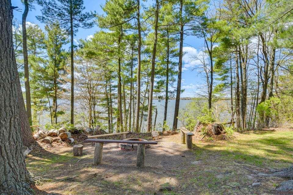 Lakefront Chetek Haven: Dock, Screened Gazebo House in Wisconsin