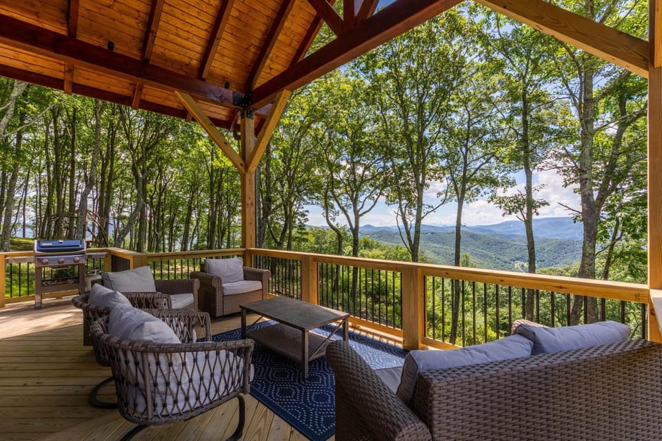 Blue Ridge View at Eagles Nest House in Beech Mountain