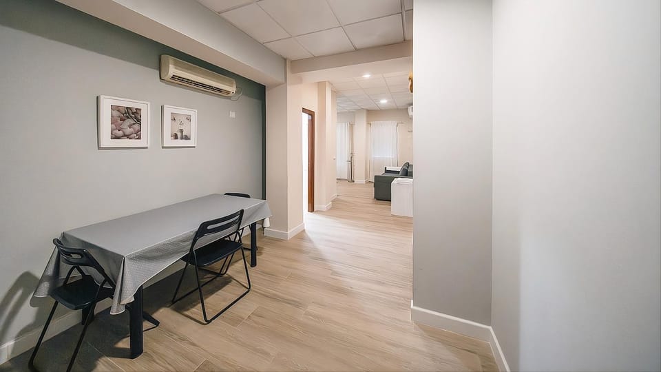 Living room, air conditioner