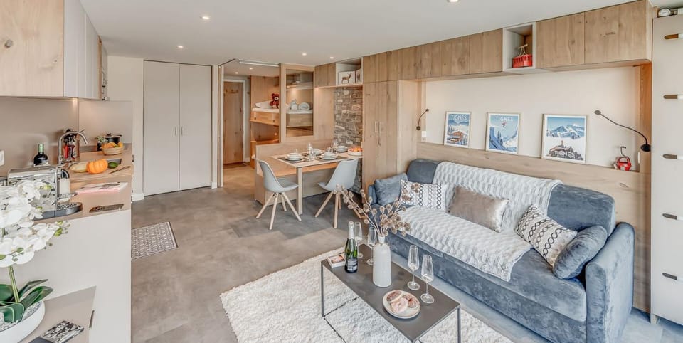Résidence Palafour - Studio 4 rénové, soigné, confortable - balcon vue lac MAE-7954 Apartment in Tignes