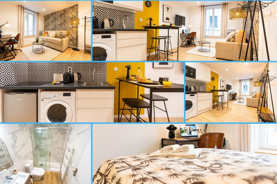 Kitchen or kitchenette, Living room, Photo of the whole room, Seating area, Dining area, stove