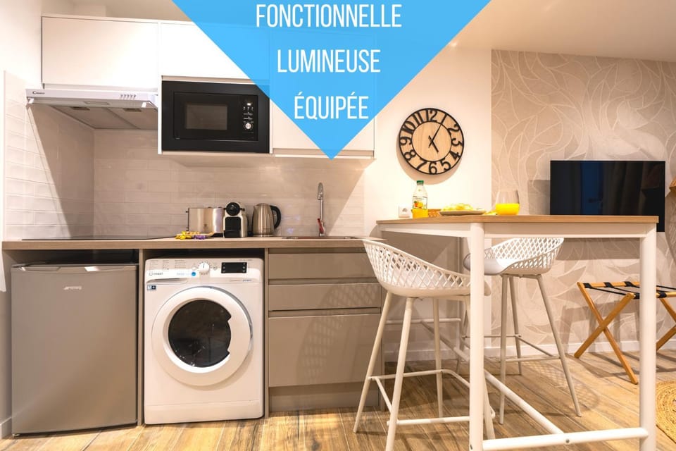 stove, washing machine, dryer, kitchen