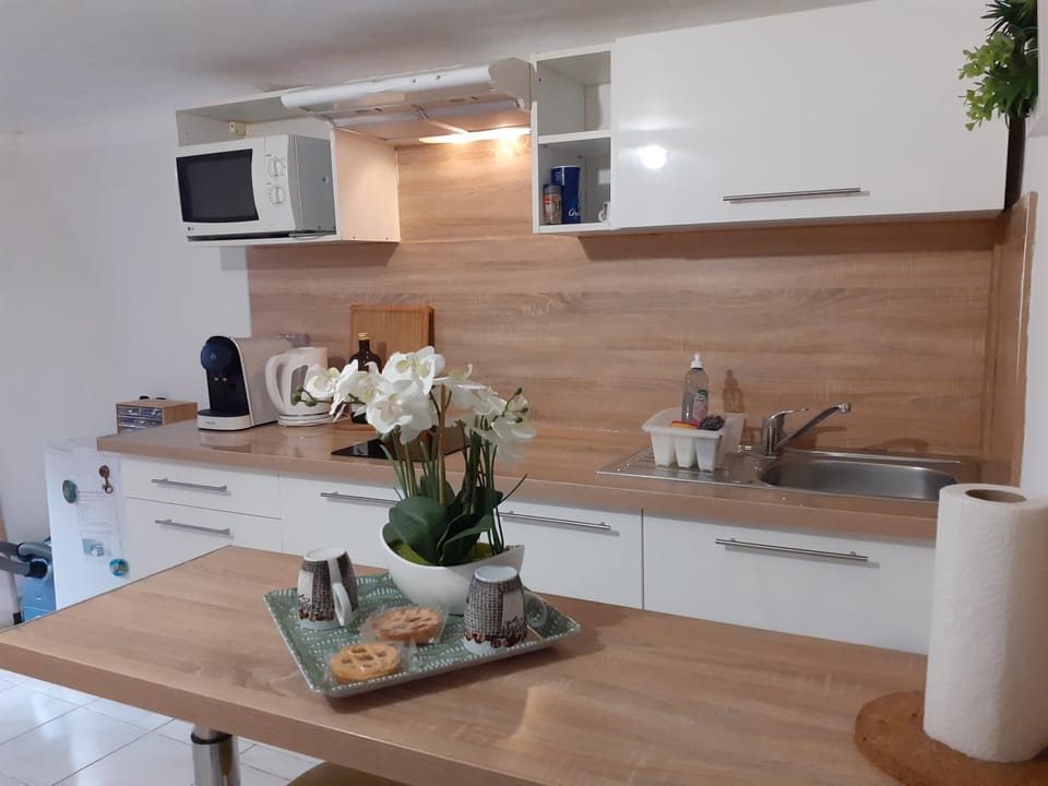 Coffee/tea facilities, Kitchen or kitchenette, minibar, stove