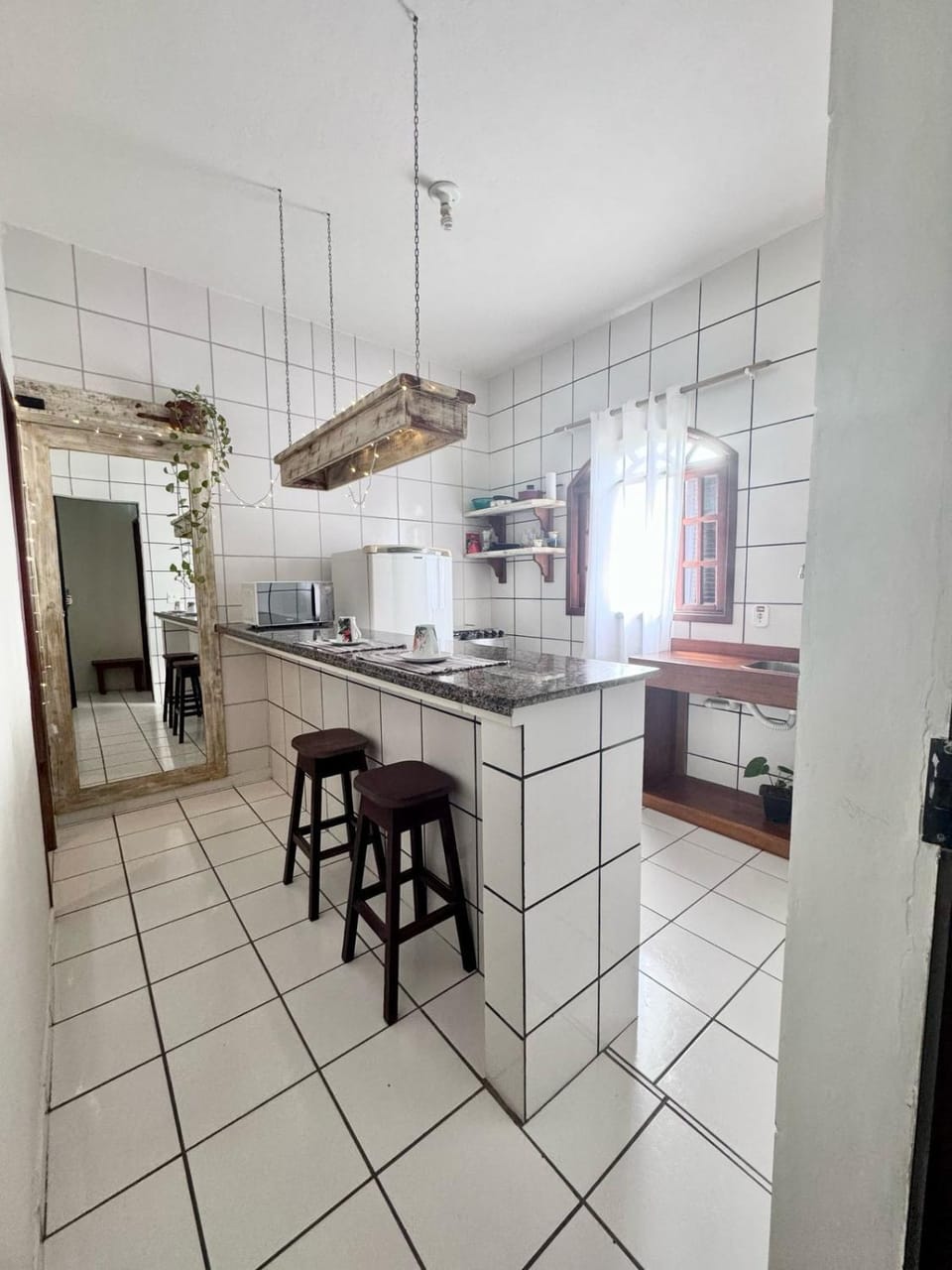 Kitchen or kitchenette, Living room