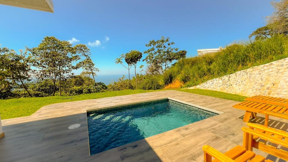 Natural landscape, Swimming pool, sunbed