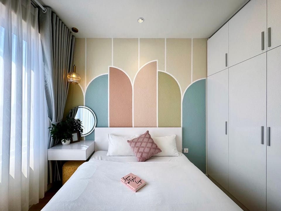 Bed, Photo of the whole room, Bedroom, wardrobe
