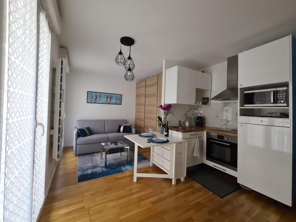 Kitchen or kitchenette, Living room, Seating area, Dining area, oven, stove