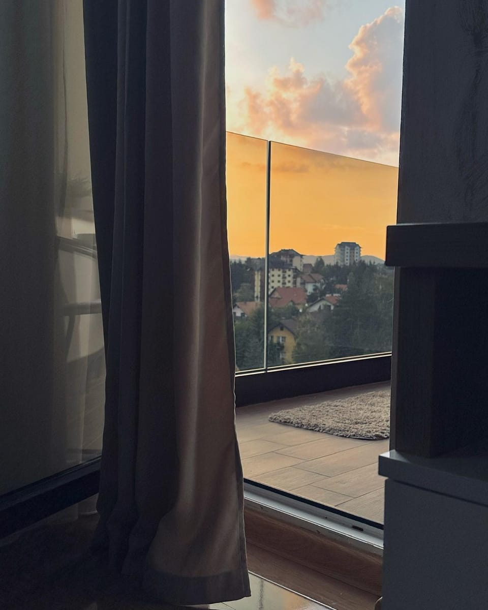 View (from property/room), Balcony/Terrace, Sunset