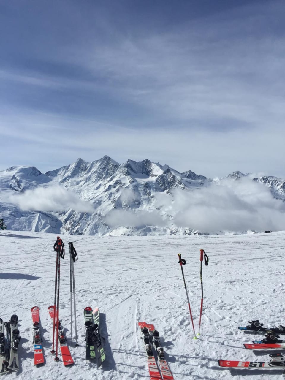 Natural landscape, Winter, Skiing