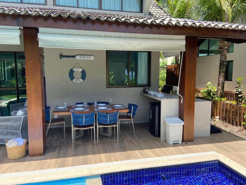 Muro alto Bangalô beach class ecolife House in Ipojuca