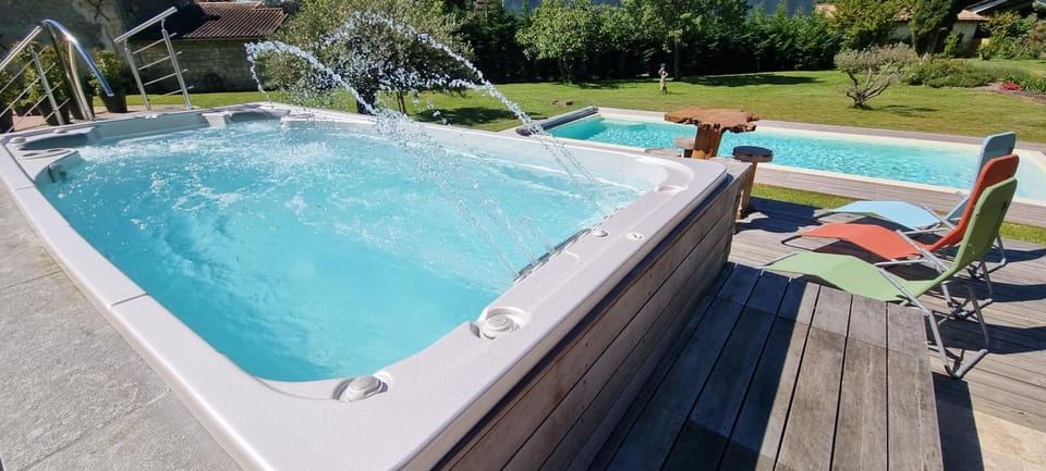 Hot Tub, Hot Tub, Spa and wellness centre/facilities, Pool view, Swimming pool, sunbed