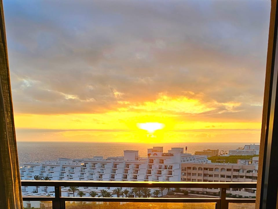 View (from property/room), Balcony/Terrace, Sea view, Sunset