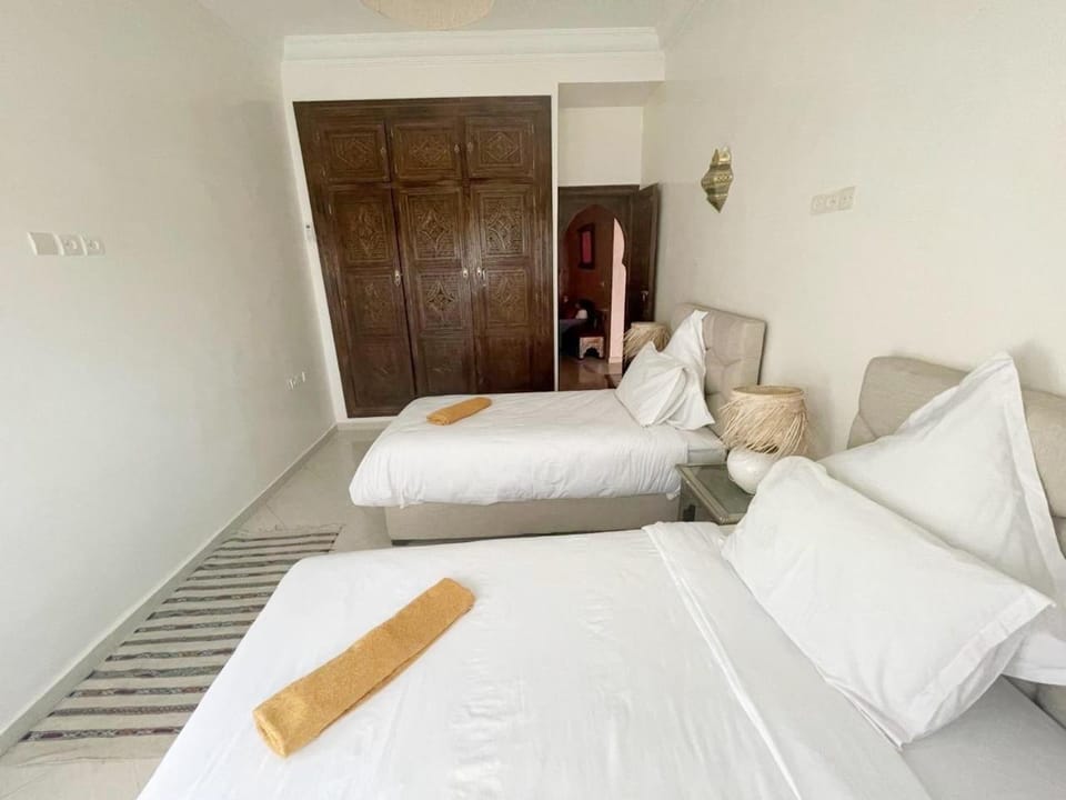 Bed, Photo of the whole room, Bedroom, towels, wardrobe