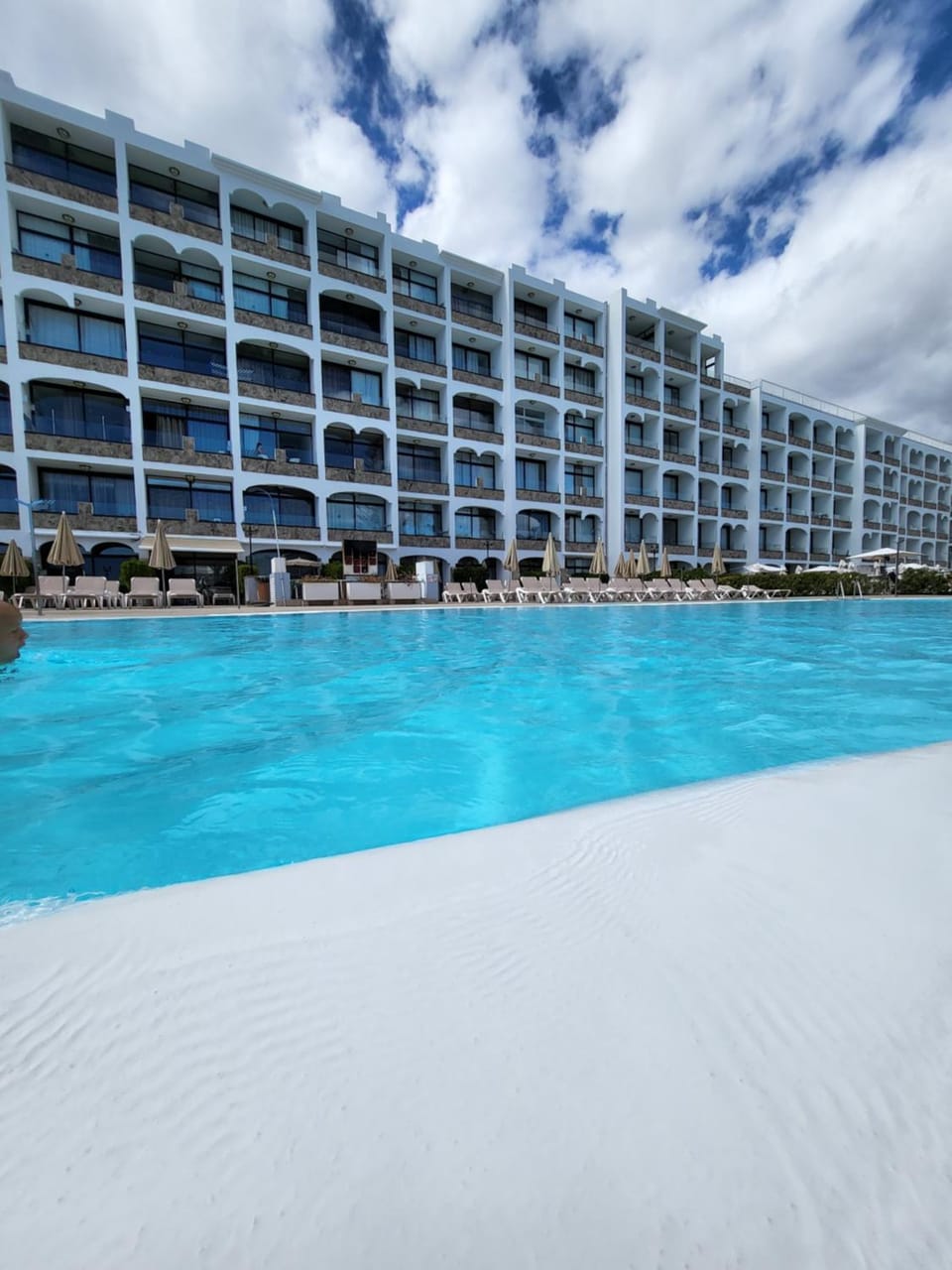 Property building, Pool view