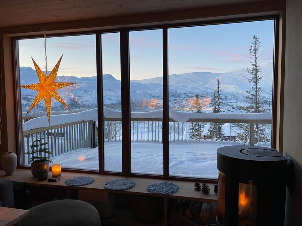 Natural landscape, Winter, View (from property/room), Balcony/Terrace, Mountain view
