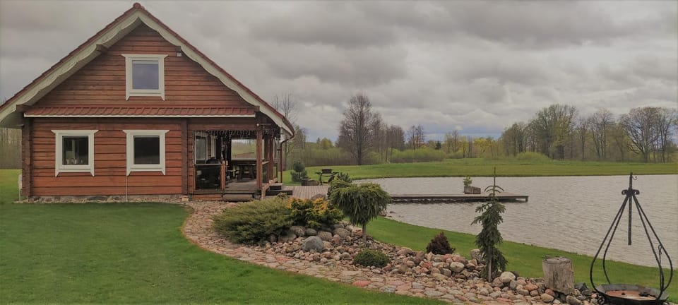 Property building, Natural landscape, Lake view