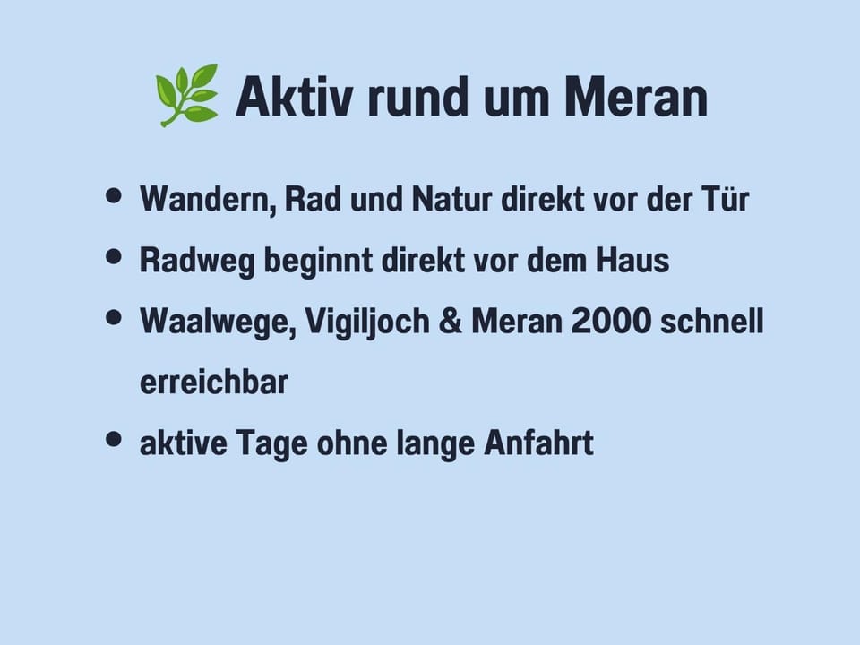 Hiking, Cycling, Text overlay, Area and facilities