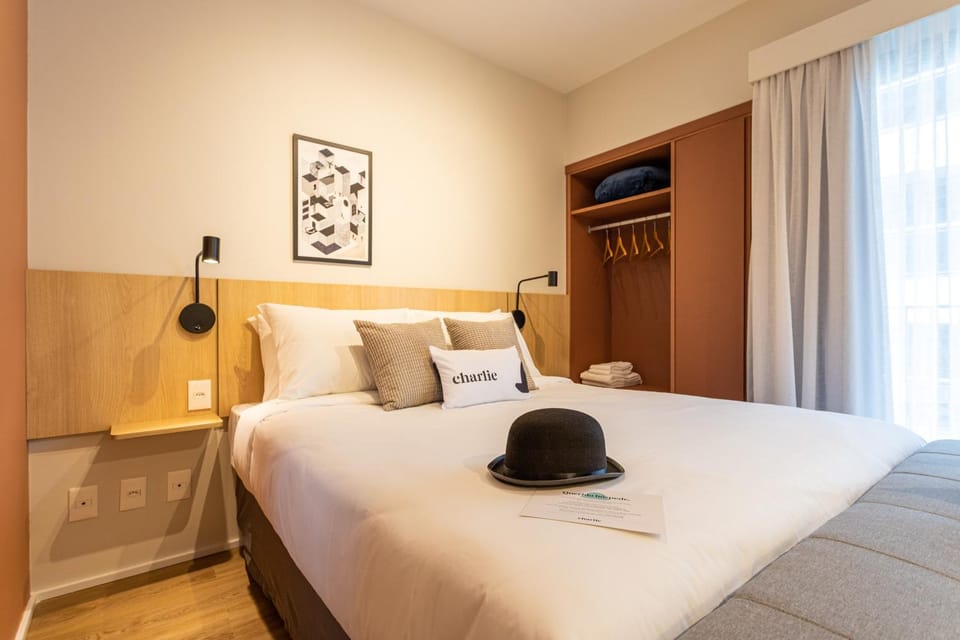 Bed, Day, Balcony/Terrace, Photo of the whole room, Bedroom, locker, wardrobe