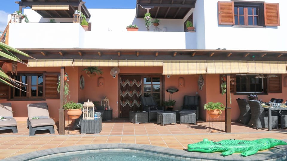 View (from property/room), Seating area, Swimming pool