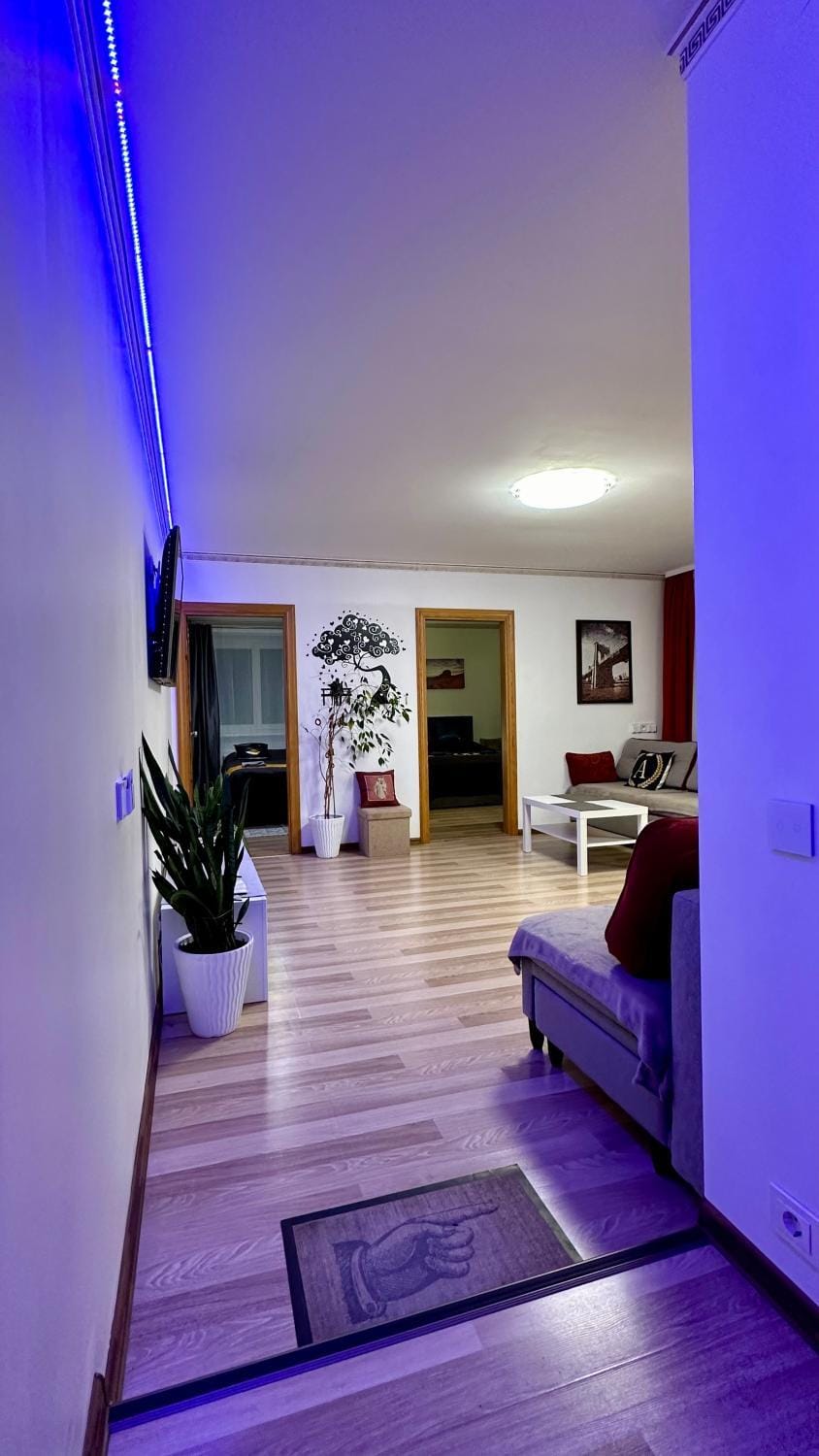 Property building, Facade/entrance, Living room, Bedroom