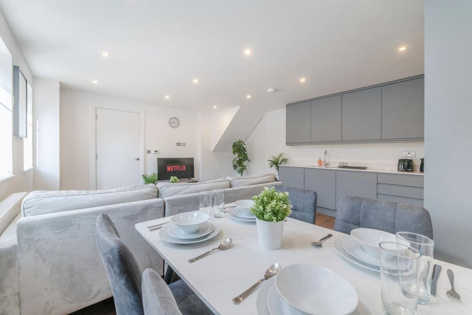 TV and multimedia, Kitchen or kitchenette, Living room, Seating area, Dining area, minibar, pet friendly, stove