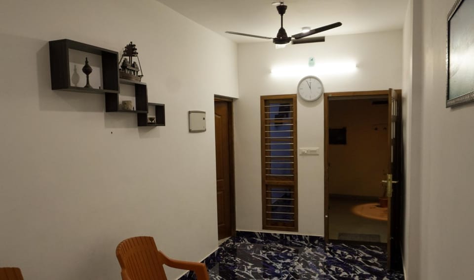 Living room, fireplace