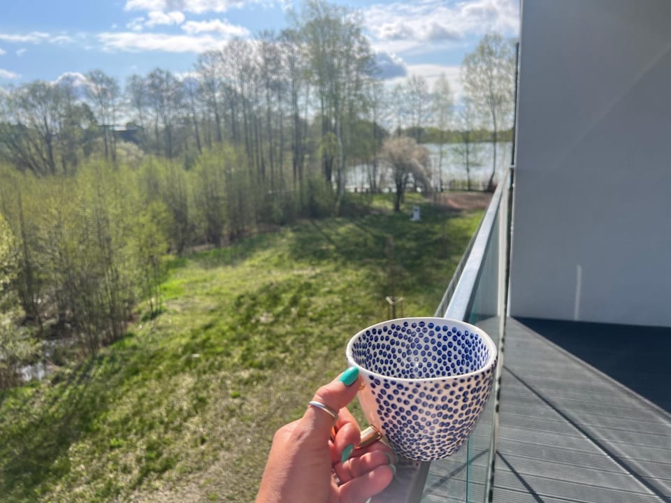 Spring, Day, Natural landscape, Balcony/Terrace, Lake view