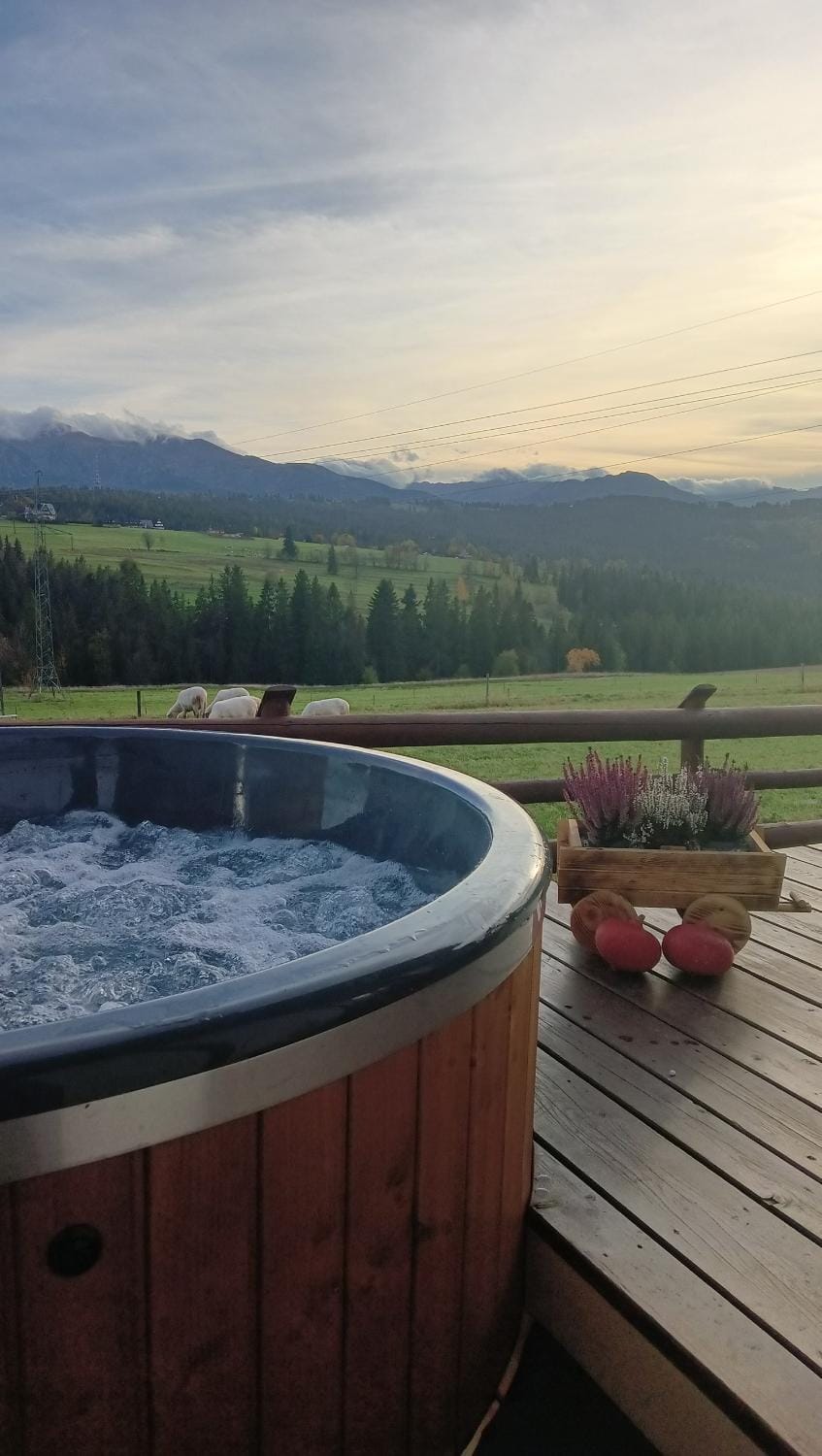 Hot Tub, Mountain view