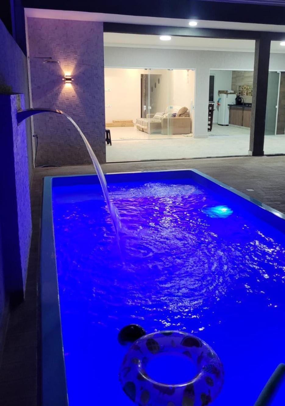 Night, Hot Tub, Swimming pool