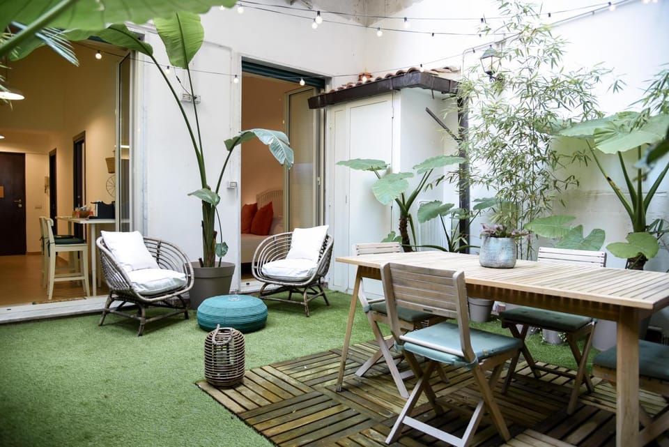 Garden, Dining area, Garden view