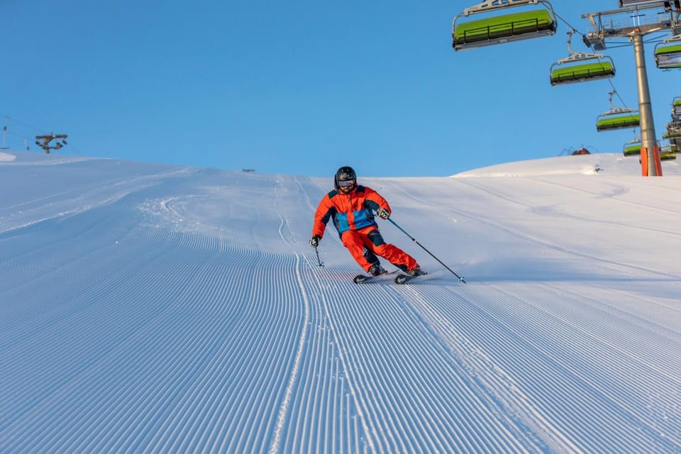 Winter, Skiing