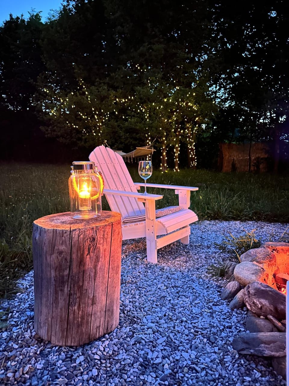 Night, Natural landscape, Garden, Garden view