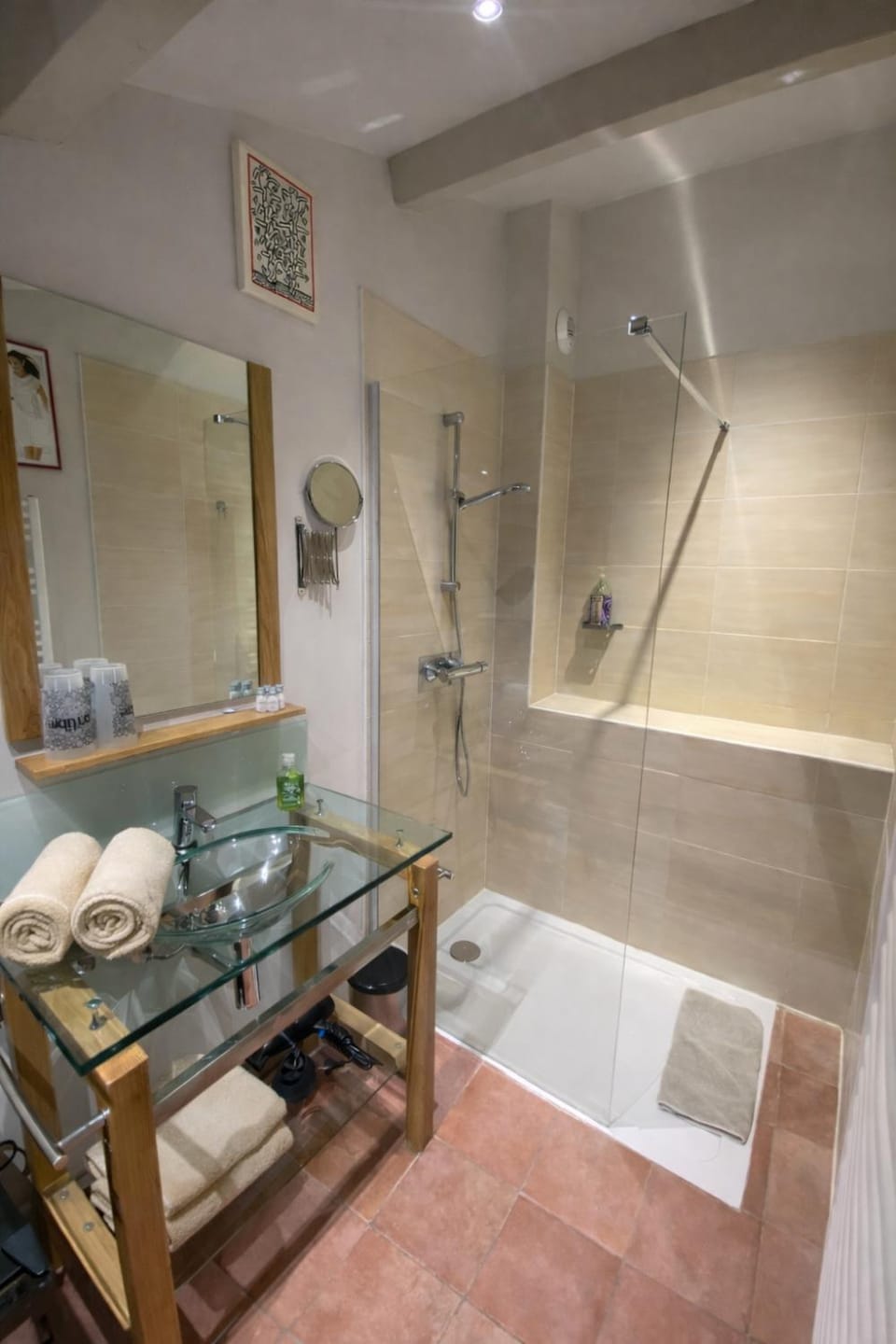 Shower, Bathroom, towels, towels