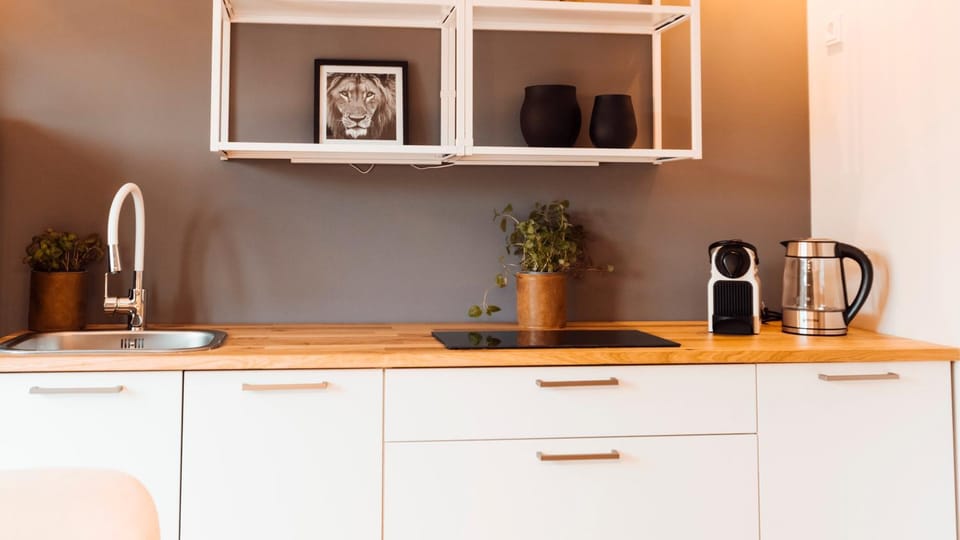 Coffee/tea facilities, Kitchen or kitchenette, kitchen